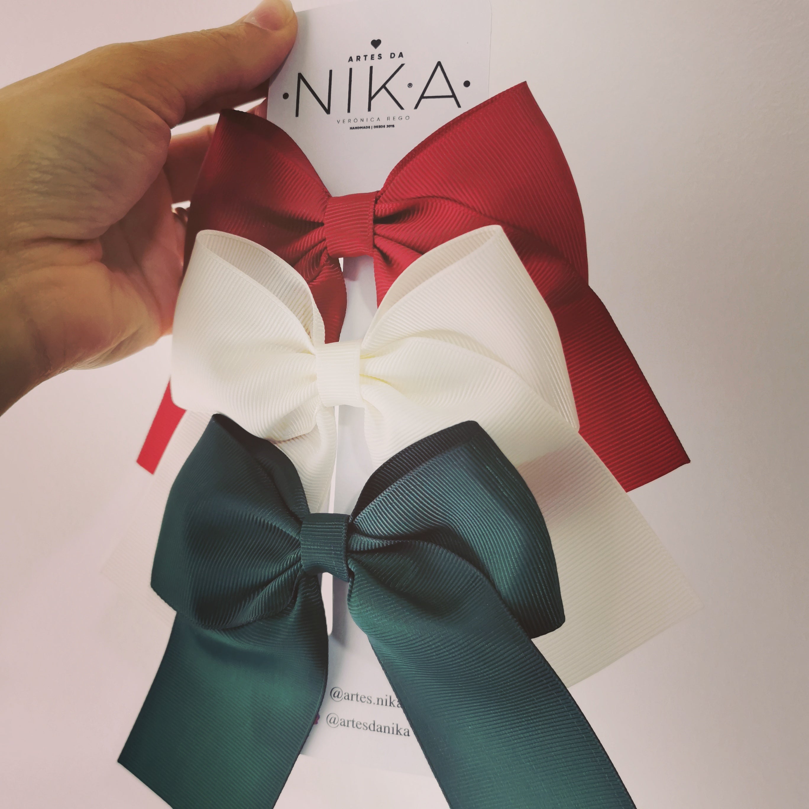 Laço Modelo Clássico Gorgurão Com Pontas